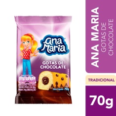 Bolinho Recheado Ana Maria Gotas De Chocolate 70g