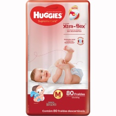Fralda Supreme Care Hiper M 80un Huggies