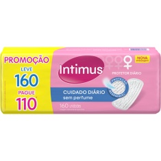 Protetor Diário Sem Perfume Intimus Days Leve 160 Pague 110 unidades