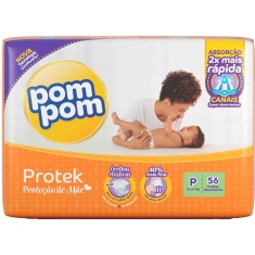Fralda Mega Protek Proteção de Mãe P 56un