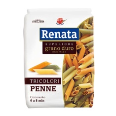 Macarrão Grano Duro Renata Penne Color 500g