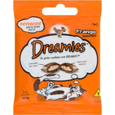 Petisco para Gatos Frango Dreamies 40g