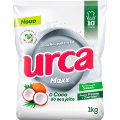 Lava Roupas em Pó Coco Urca 1kg