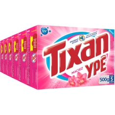 Lava Roupa em Pó Maciez Tixan Ypê Leve 6 Pague 5 500g