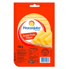 Queijo Prato Fatiado Piracanjuba 150g