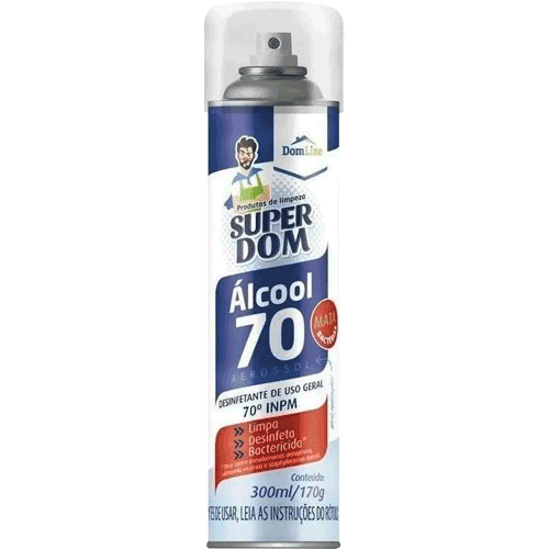 Álcool Spray 70% Super Dom 300ml