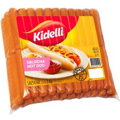 Salsicha Hot-Dog Congelada Kidelli 3kg