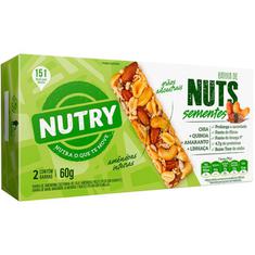 Barra de Cereal com Sementes Nutry Nuts 2x30g