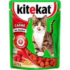 Alimento para Gatos Sabor Carne Kitekat 70g