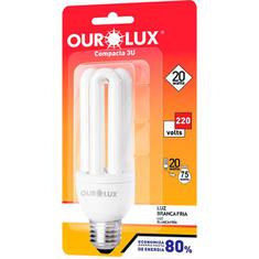 Lâmpada Eletrônica 3U 20W Branco Ourolux 220V