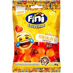 Bala de Gelatina Emoji Fini 90g
