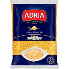 Macarrão com Ovos Sopa de Letrinhas Adria 500g