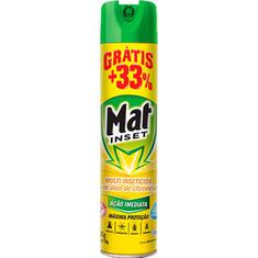 Multi Inseticida Aerossol Citronela Mat Inset 360ml Promocional