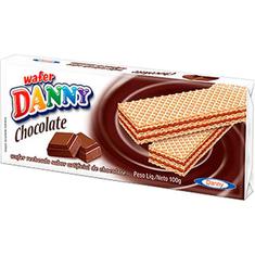Biscoito Wafer sabor Chocolate Danny 80g