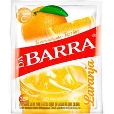 Refresco em Pó Sabor Laranja Da Barra 35g