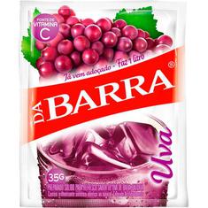 Refresco em Pó Sabor Uva Da Barra 35g