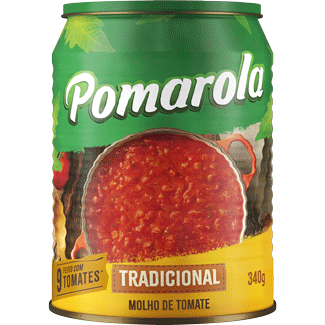 Molho de Tomate Tradicional Refogado Pomarola 340g