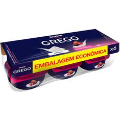 Iogurte Grego sabor Frutas Vermelhas Danone Pack 600g
