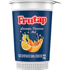 Iogurte Natural sabor Laranja Cenoura e Mel Frutap 170g