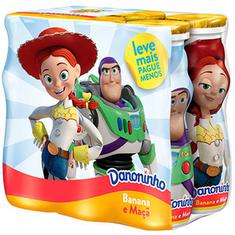 Iogurte sabor Banana e Maçã Para Beber Danoninho Pack 600g