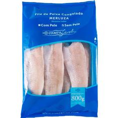 Filé de Merluza Sem Pele Pampa Fish 800g