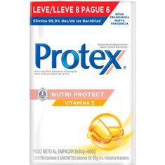 Sabonete Vitamina E Protex 85g Leve 8 Pague 6un.