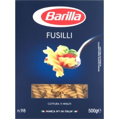 Macarrão Grano Duro Barilla Fusilli 500g