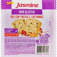 Pão com Frutas e Castanhas Sem Glúten Jasmine 175g
