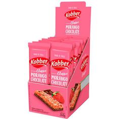 Barra de Cereal Sabor Morango com Chocolate Kobber 12x20g