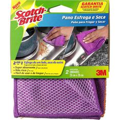 Pano Multiuso Esfrega e Seca Scotch Brite c/ 2un.