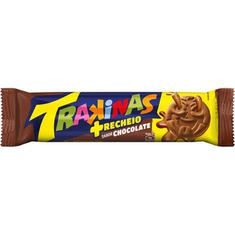 Biscoito Recheado sabor Chocolate Mais Trakinas 126g