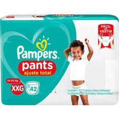 Fralda Pampers Pants Ajuste Total XXG 42 unidades