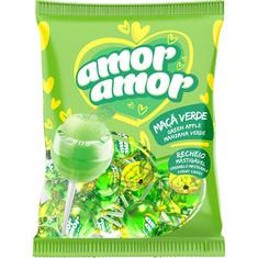Pirulito sabor Maçã Verde Amor Amor Neugebauer 480g