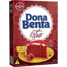 Mistura para Bolo Vermelho A Dona do Pedaço Dona Benta 400g