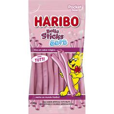 Bala de Gelatina Sticks Soft Tutti Haribo 80g