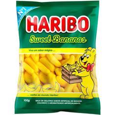 Bala de Gelatina Sweet Bananas Haribo 100g