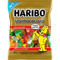 Bala de Gelatina Ursinhos de Ouro Haribo 100g