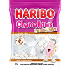 Marshmallow Chamallows Cables White Haribo 80g