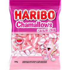Marshmallow Chamallows Cables Pink Haribo 250g
