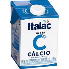 Leite Desnatado Rico em Cálcio Italac 500ml