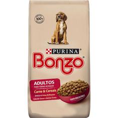 Alimento para Cães Adultos Sabor Carne e Cereais Bonzo 10kg