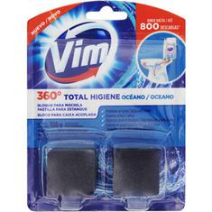 Pastilha Sanitária para Caixa Acoplada Vim Oceano 100g