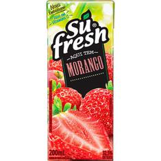 Bebida de Fruta Sabor Morango Sufresh 200ml