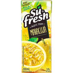 Bebida de Fruta Sabor Maracujá Sufresh 200ml