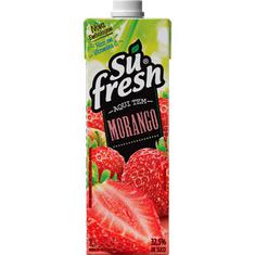 Bebida de Fruta Sabor Morango Sufresh 1L