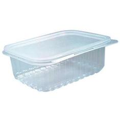 Pote Retangular com Tampa Descartável Prafesta 750ml 24un.