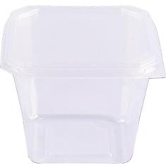 Pote Quadrado com Tampa Descartável Prafesta 250ml 20un.