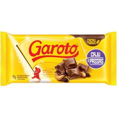 Chocolate com Caju e Passas Garoto 90g