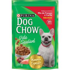 Alimento para Cães Sabor Frango e Carne Dog Chow 100g
