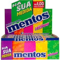 Bala Rainbow Stick Mentos 428,8g